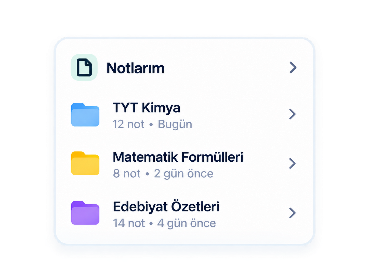 Sinavca notlarım aracı
